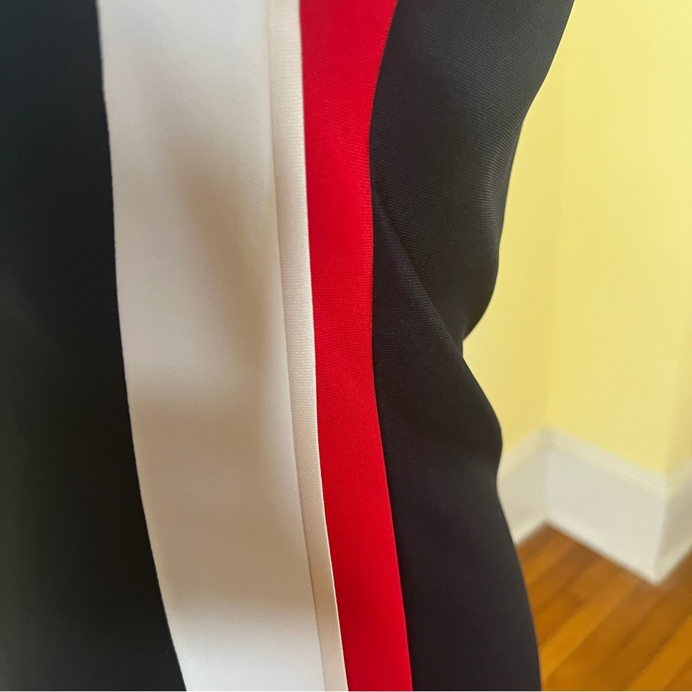 SALE 🛍️ Joseph Ribkoff black midi dress. Racer stripes down each side. Size 6 - Picture 3 of 7